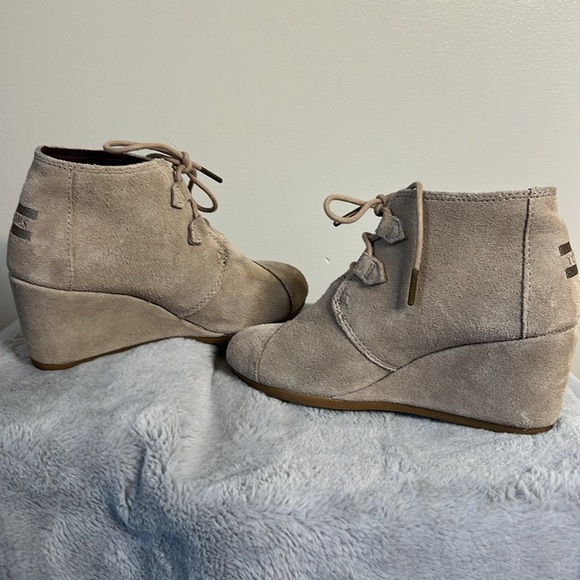 TOMS Kala Women's Wedge Ankle Boots - Great Used condition - Picture 8 of 10